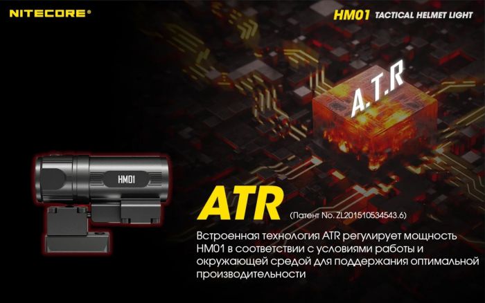 Ліхтар Nitecore HM01 (Luminus SST-20-W, 320 люмен, 2 режимів, 1 × CR123)