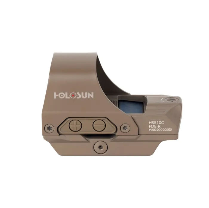 Коліматорний приціл Holosun HS510C-FDE Open Reflex 1× MRS 2/65 MOA з сонячною панеллю та QD-кріпленням Picatinny