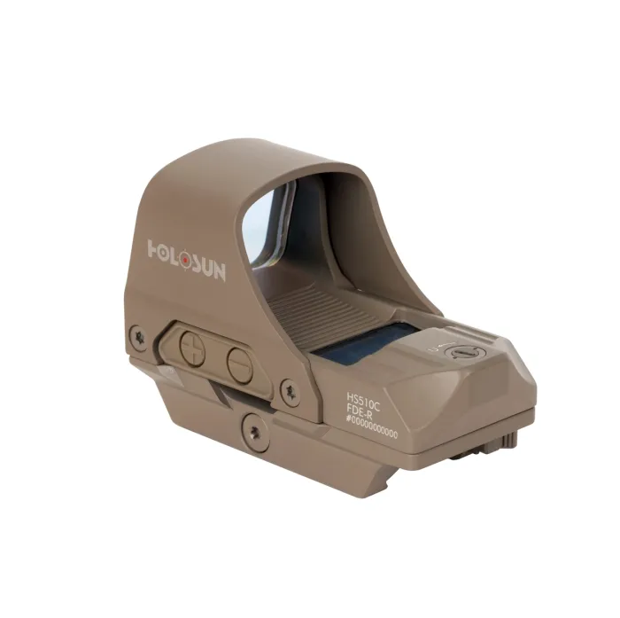 Коліматорний приціл Holosun HS510C-FDE Open Reflex 1× MRS 2/65 MOA з сонячною панеллю та QD-кріпленням Picatinny