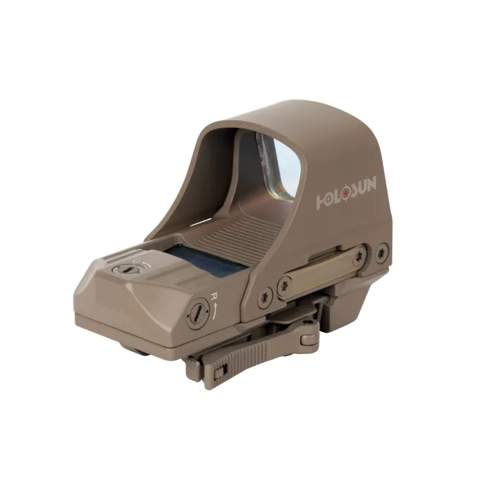Коліматорний приціл Holosun HS510C-FDE Open Reflex 1× MRS 2/65 MOA з сонячною панеллю та QD-кріпленням Picatinny
