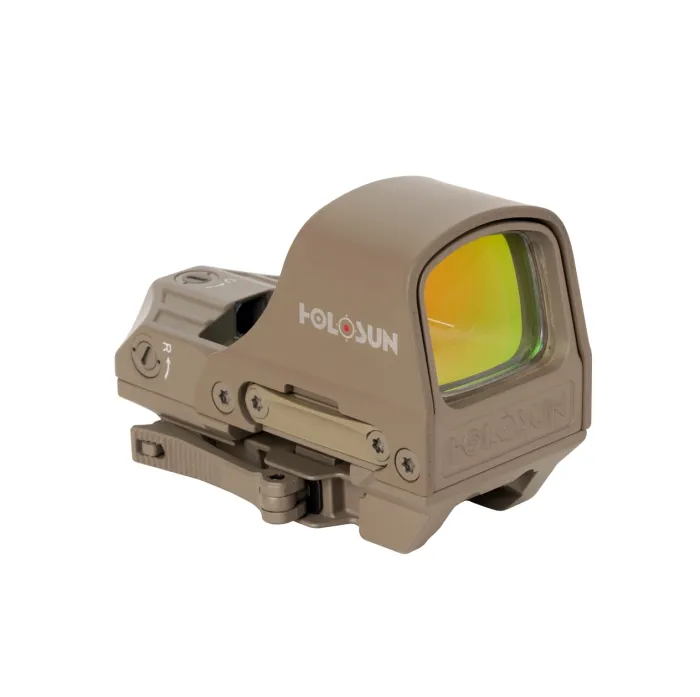 Коліматорний приціл Holosun HS510C-FDE Open Reflex 1× MRS 2/65 MOA з сонячною панеллю та QD-кріпленням Picatinny