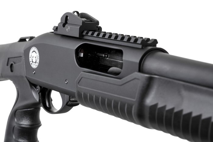 Рушниця мисливська Huglu Atrox Tactic Black Telescopic Stock кал.12 / 46 см