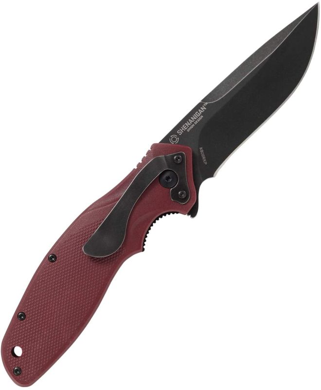 Ніж складаний CRKT Shenanigan Maroon K800RKP