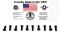 Набір гвинтів M-Carbo KEL-TEC SUB-2000 Carbon Steel Screw Upgrade Kit