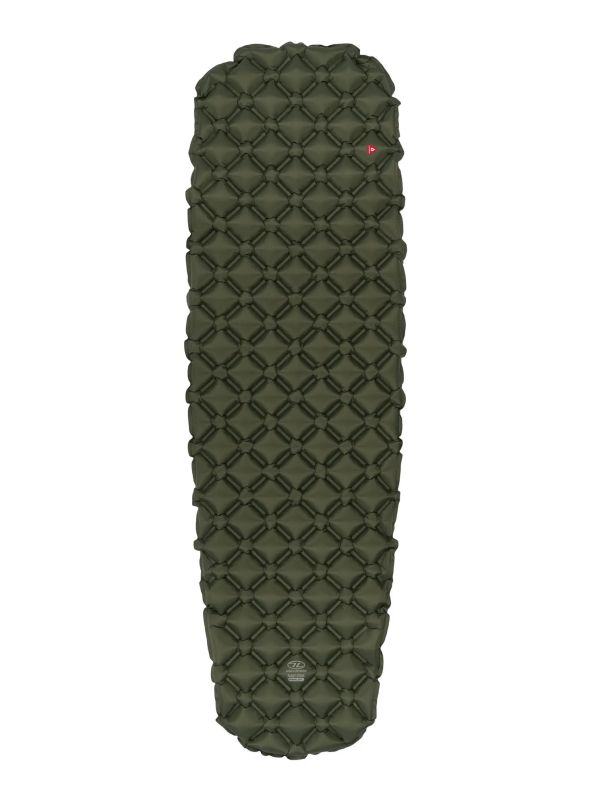 Килимок надувний Highlander Nap-Pak Inflatable Sleeping Mat PrimaLoft 5 cm Olive AIR072-OG
