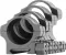 Кільця Nightforce Standard Duty d - 30 мм Low Weaver/Picatinny