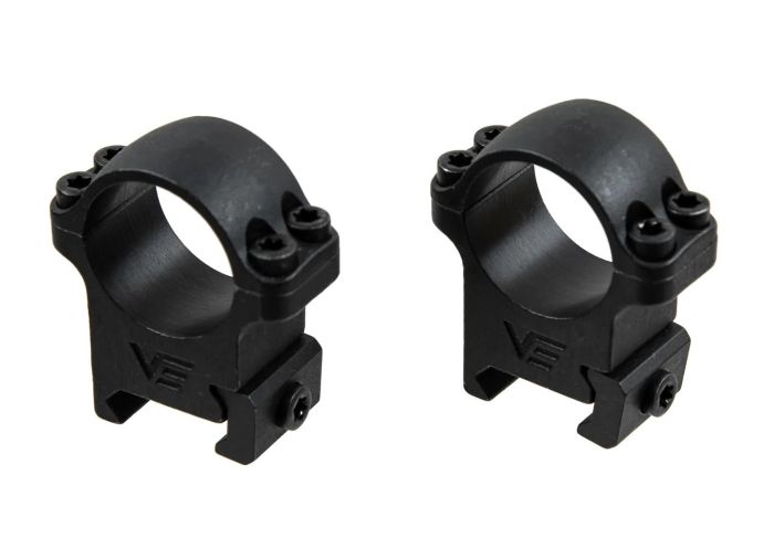 Кільця Vector Optics сталеві 25.4 мм Weaver середні XASR-S02