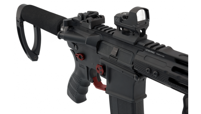 Клавіша Leapers UTG скидання магазина збільшена AR15 Red TLT-TKSMRR