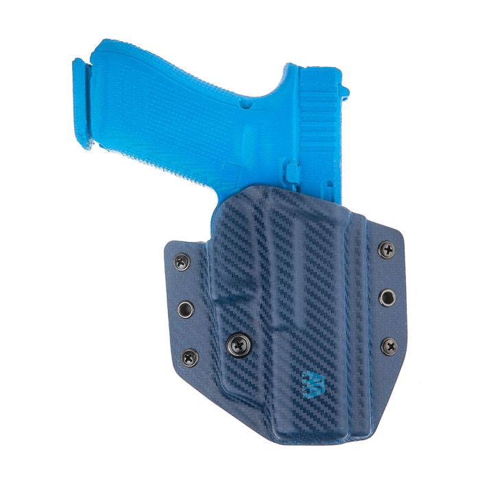 Кобура Ata-Gear Hit Factor Ver.1 для Glock 17 / 22 / 47 Carbon Fiber Police Blue