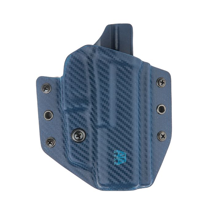 Кобура Ata-Gear Hit Factor Ver.1 для Glock 17 / 22 / 47 Carbon Fiber Police Blue