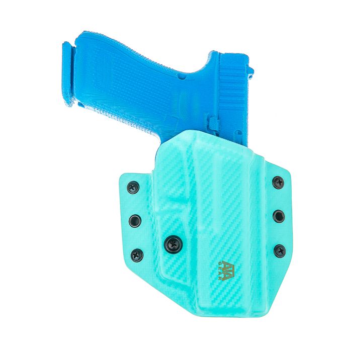 Кобура Ata-Gear Hit Factor Ver.1 для Glock 17 / 22 / 47 Carbon Fiber Tiffany Blue