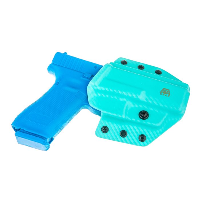 Кобура Ata-Gear Hit Factor Ver.1 для Glock 17 / 22 / 47 Carbon Fiber Tiffany Blue