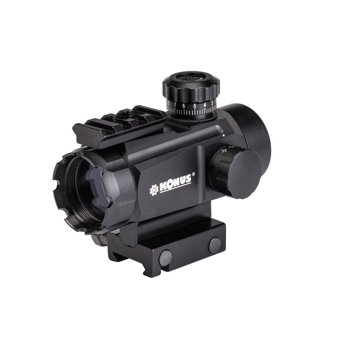 Коліматорний приціл KONUS Konusight 1x35 Tactical з мультисіткою (7378)