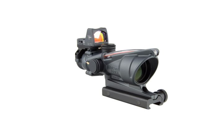 Комплект приціл оптичний Trijicon ACOG 4x32 BAC і приціл коліматорний Trijicon RMR 3.25 МОА Gray