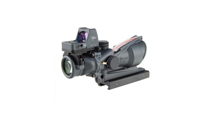 Комплект приціл оптичний Trijicon ACOG 4x32 BAC і приціл коліматорний Trijicon RMR 3.25 МОА Gray
