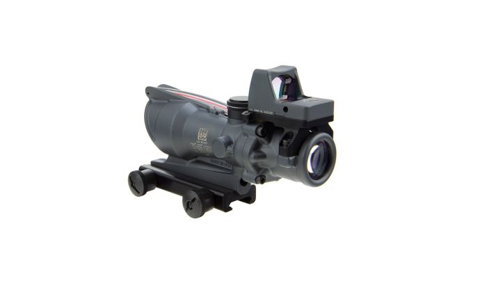 Комплект приціл оптичний Trijicon ACOG 4x32 BAC і приціл коліматорний Trijicon RMR 3.25 МОА Gray