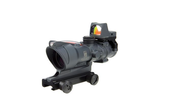 Комплект приціл оптичний Trijicon ACOG 4x32 BAC і приціл коліматорний Trijicon RMR 3.25 МОА Gray