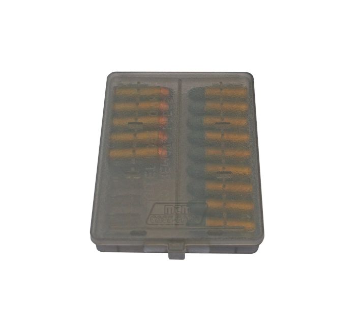 Коробка MTM Ammo Wallet W18-9 для 18 патронів кал. 9 мм; 380 ACP (колір - сірий)