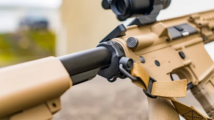 Кріплення для QD-антабки GrovTec для AR15 (на трубу приклада) GTSW312