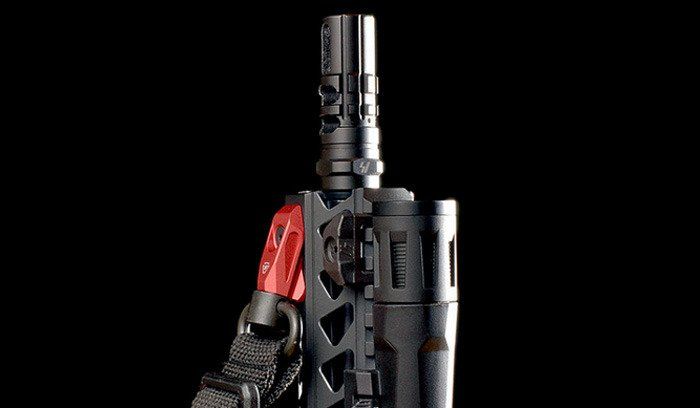 Кріплення кутове Strike Industries Link Angled для QD антабки Red SI-LINK-AQD-RED