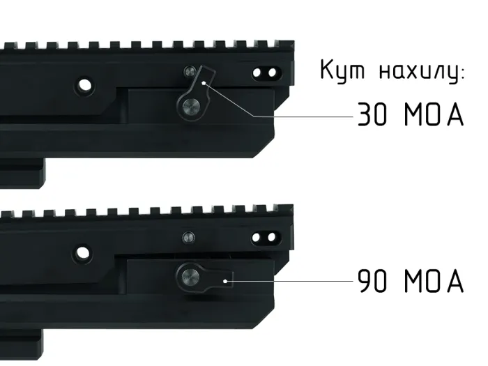 Кронштейн для оптики КРУК CRC 2B082 на Browning M2