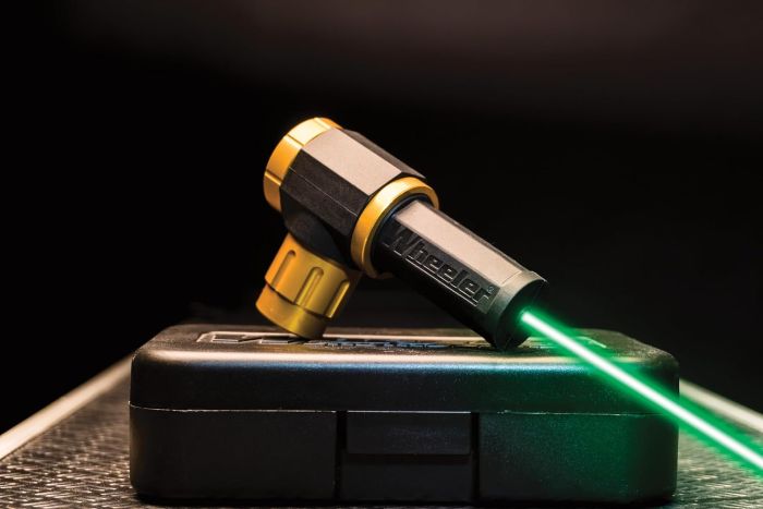 Лазер для холодного пристрілювання прицілу Wheeler Professional Laser Bore Sighter Green