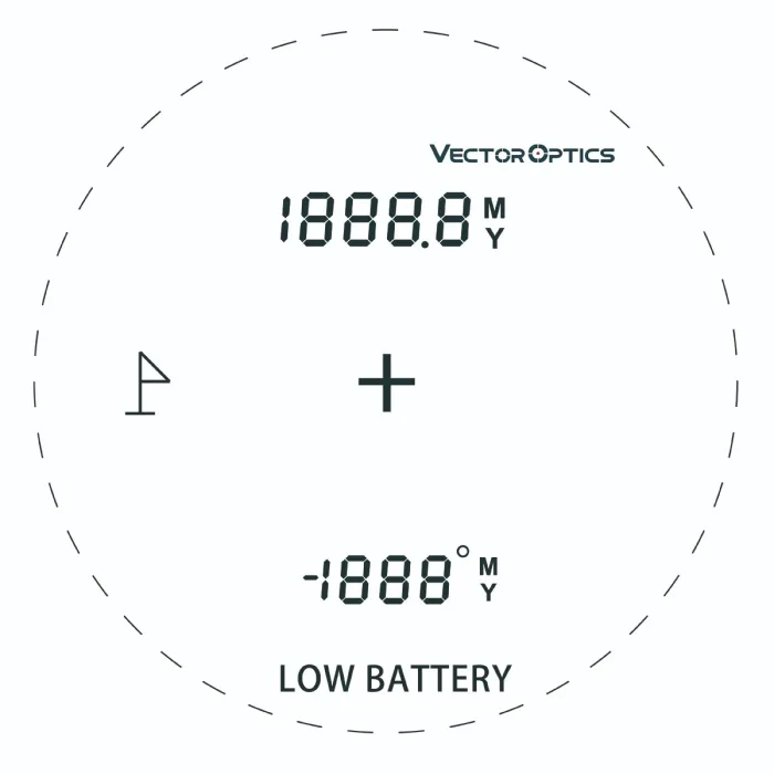 Лазерний далекомір Vector Optics Paragon 6x25 GenII 1850 м SCRF-20