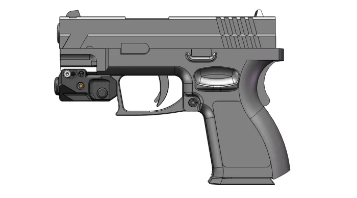 Лазерний цілевказівник Vector Optics Viperay Scrapper пістолетний зелений лазер VRGL-P01