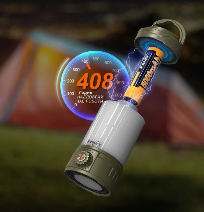Ліхтар кемпінговий Fenix CL26R Pro темно-зелений