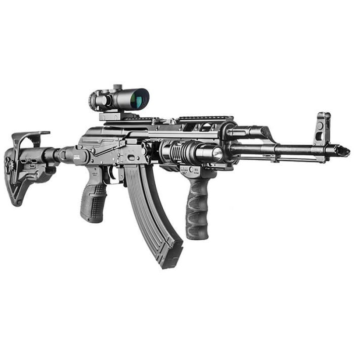 Приклад складаний з амортизатором FAB Defense M4-AKMS P SB