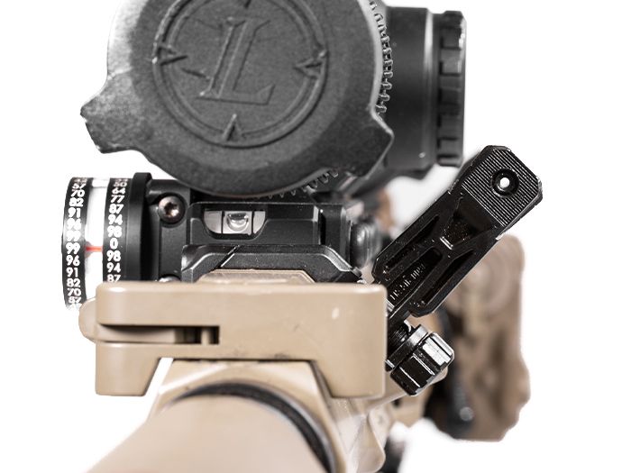 Цілик складаний боковий Magpul MBUS Pro Offset Sight Rear Black