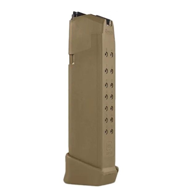 Магазин Glock 19X 9 мм (9х19) на 19 патронів Coyote