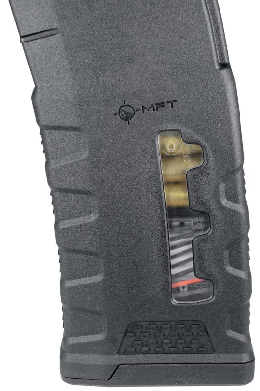 Магазин MFT Extreme Duty Window Mag AR15 на 30 патронів .223 Rem з вікном Black EXDPM556-W