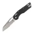 Ніж складаний Microtech MSI S/E Tri-Grip Injection Molded Black Stonewash Part Serr (210T-11PMBK)