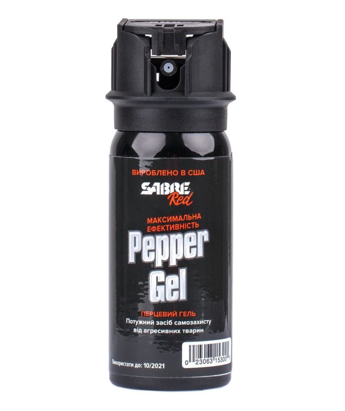 Газовий балончик Sabre Red Tactical Gel гель 53 мл (з чохлом на ремінь)