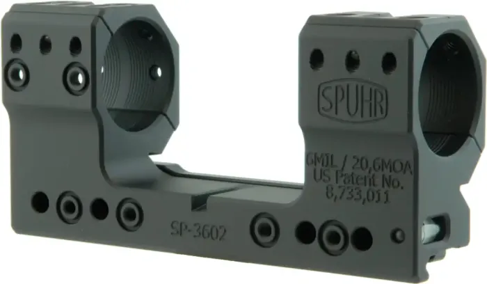 Моноблок Spuhr SP-3602 d - 30 мм Extra High 6 MIL/20.6 MOA Picatinny