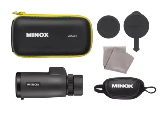 Монокуляр Minox MD 7x42 C Black з компасом і далекомірною сіткою