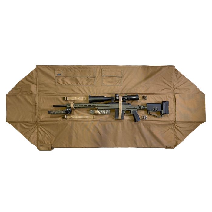 Транспортувальний чохол та снайперський мат DANAPER MSM (Modular Sniper Mat) Сoyote