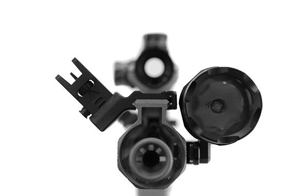 Мушка складана Leapers UTG 45 Degree Angle Picatinny