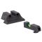 Мушка + цілик Trijicon DI Set Green для пістолетів Glock 9mm/.40 (крім MOS) GL801-C-601102