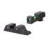 Мушка + цілик Trijicon DI Set Green для пістолетів Glock 9mm/.40 (крім MOS) GL801-C-601102