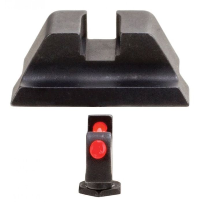 Мушка + цілик Trijicon Fiber Set Red для пістолетів Glock 9mm/.40 (крім MOS) GL701-C-601023