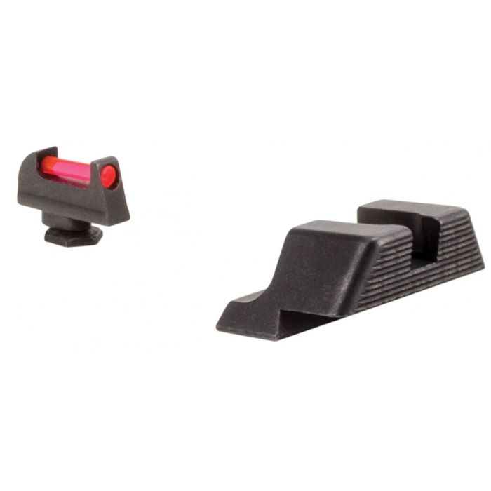 Мушка + цілик Trijicon Fiber Set Red для пістолетів Glock 9mm/.40 (крім MOS) GL701-C-601023