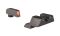 Мушка + цілик Trijicon HD Set Orange для пістолетів Glock 9mm/.40 (кроме MOS) GL101O-600538