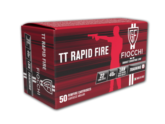 Набій нарізний  Fiocchi кал. 22 LR TT RAPID FIRE 40gr  (302608)