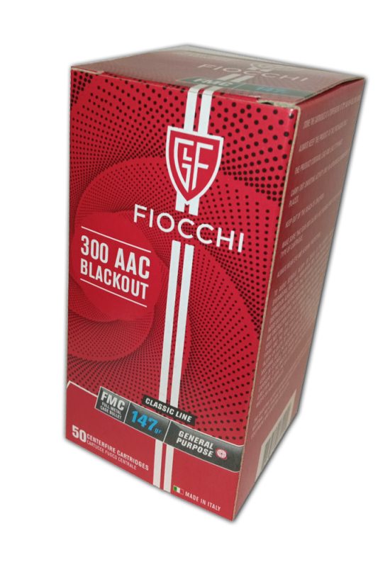 Набій нарізний Fiocchi кал. 300 AAC BLACKOUT FMC 147gm (703009)