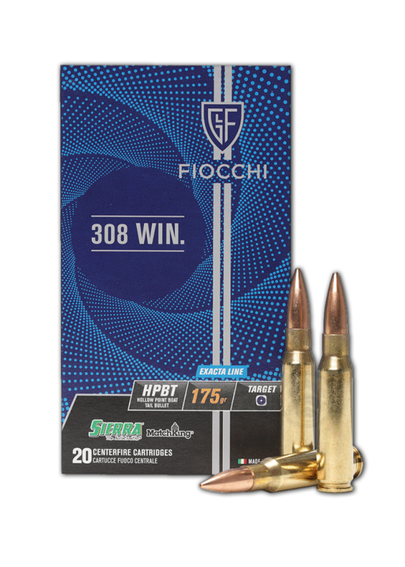 Набій нарізний Fiocchi  кал. 308 Win EXACTA HPBT 175gm (709959)