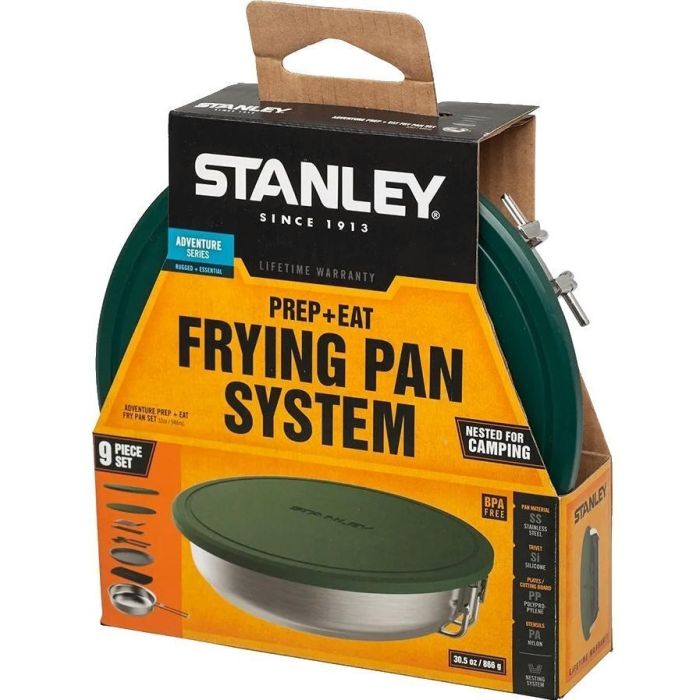 Набір туристичного посуду Stanley Adventure SS: пательня та аксесуари