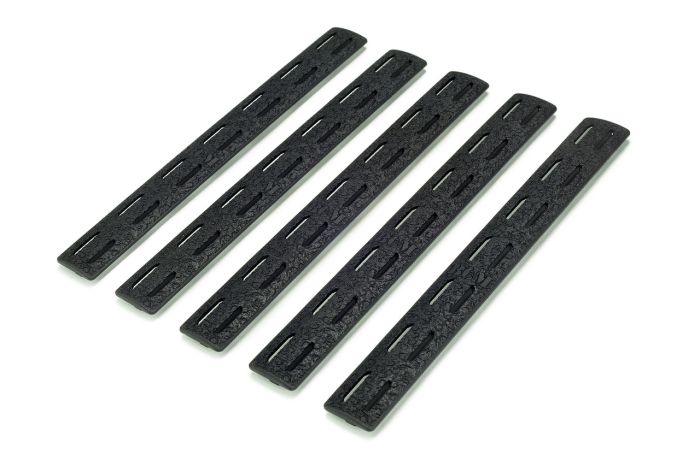 Накладка захисна BCM MCMR Rail Cover Kit 5.5" на цівку M-Lok 5 шт/уп Black