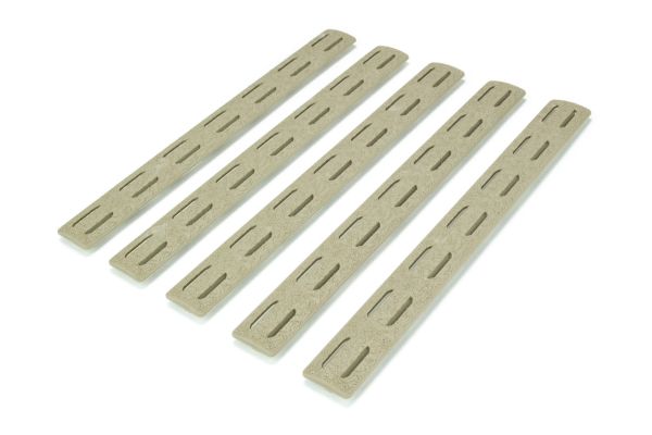 Накладка захисна BCM MCMR Rail Cover Kit 5.5" на цівку M-Lok 5 шт/уп Flat Dark Earth